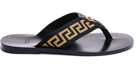 versace flip flops mens price